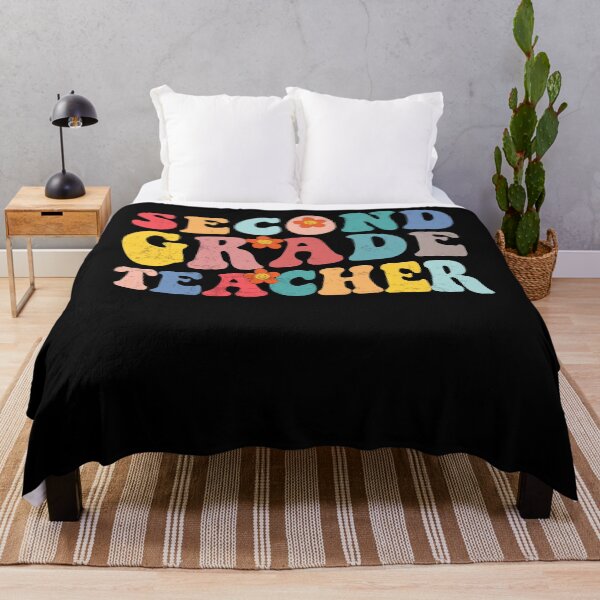 Item preview, Second Grade Teacher Summer Graduation School Groovy Vintage designed and sold by MobyStickers.