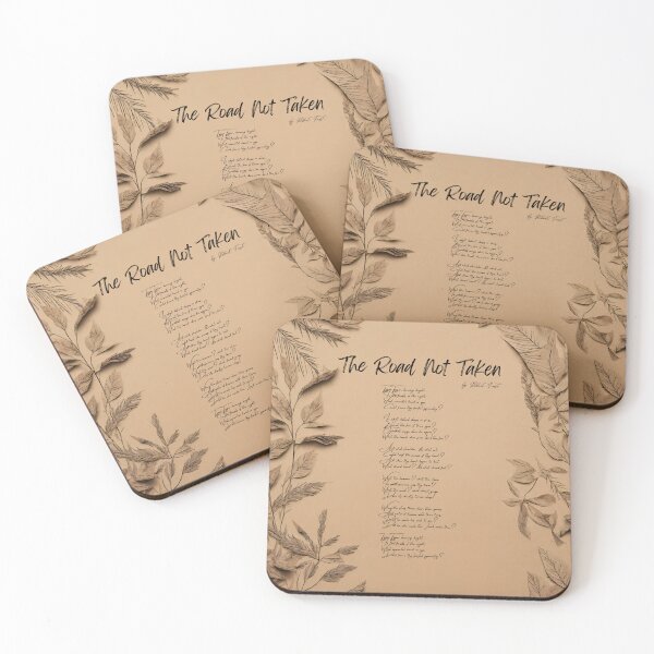 Item preview, "The Road Not Taken" by Robert Frost designed and sold by Poemit.