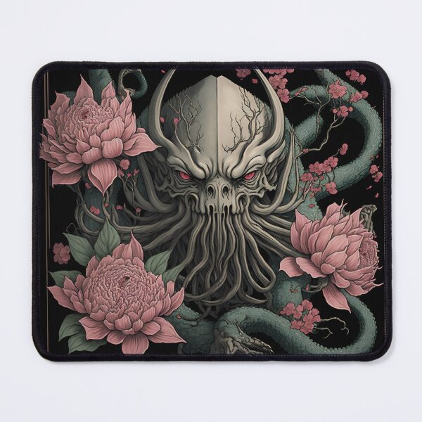 Item preview, Ukiyo-e Cthulhu - Facing an Old God designed and sold by CarcosaShop.