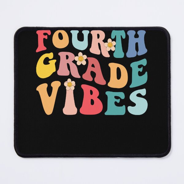 Item preview, Fourth Grade Vibes Groovy Summer Graduation Teacher Students designed and sold by MobyStickers.