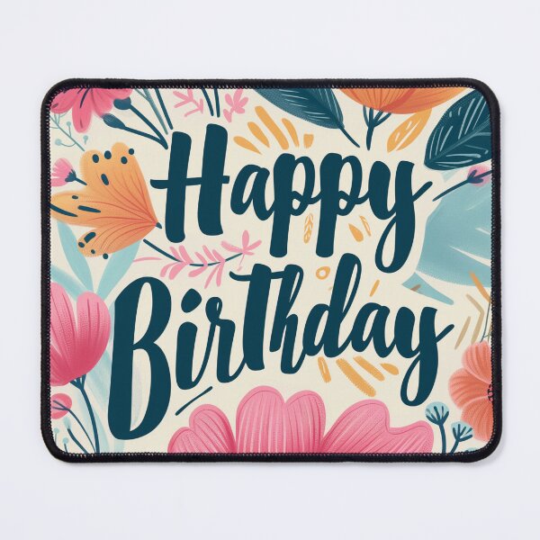 Item preview, Happy Birthday Spring Floral Art designed and sold by sheprint.