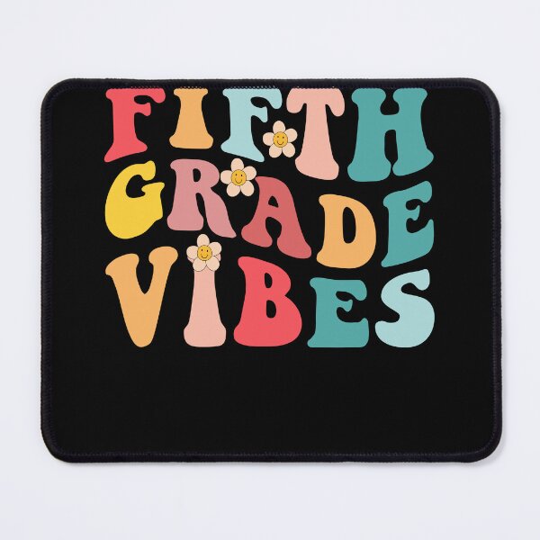 Item preview, Fifth Grade Vibes Groovy Summer Graduation Teacher Students designed and sold by MobyStickers.