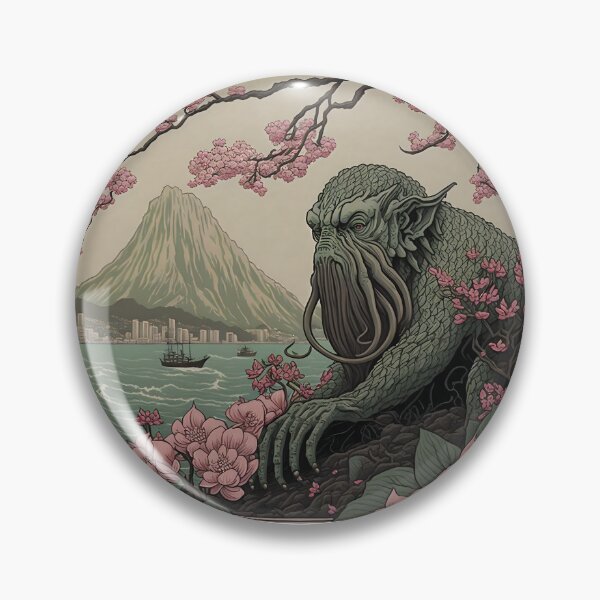Item preview, Ukiyo-e Cthulhu - Distant Horror designed and sold by CarcosaShop.