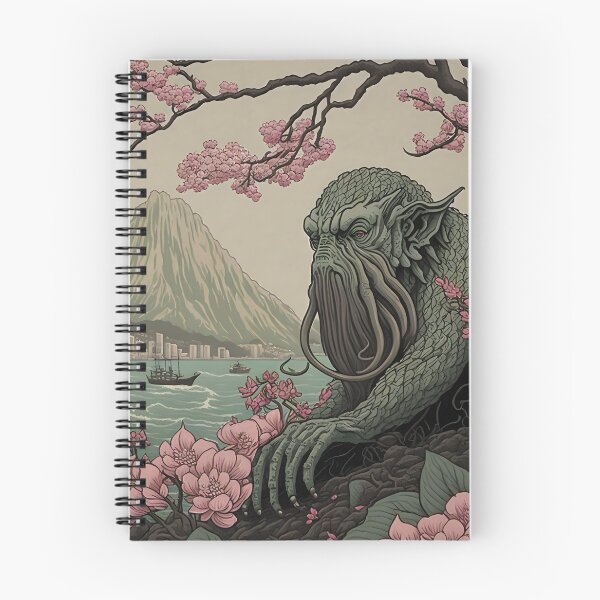 Item preview, Ukiyo-e Cthulhu - Distant Horror designed and sold by CarcosaShop.