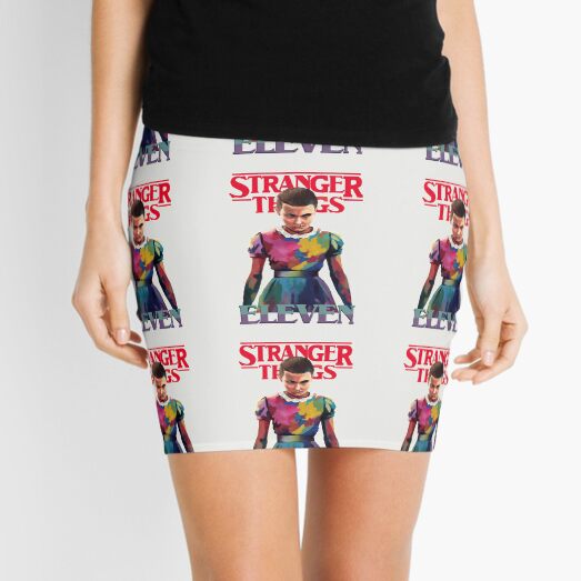 Item preview, STRANGER THINGS, Eleven, El, 11 (pale cream background) designed and sold by bekksa.