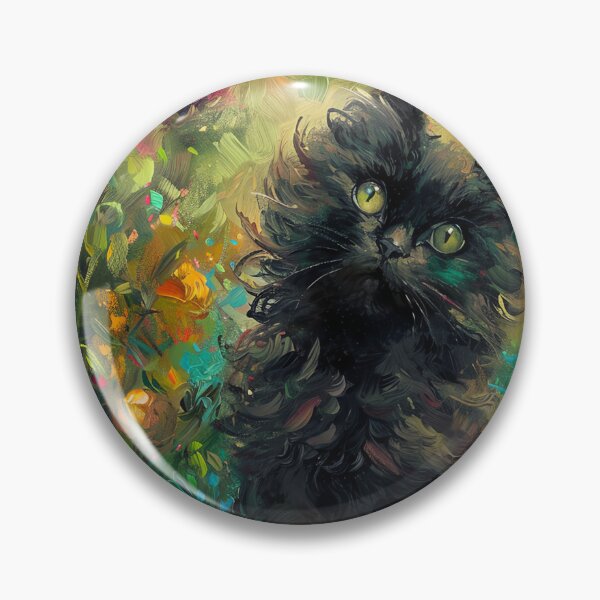 Item preview, Monet Garden Cat Print Claude Monet Flowers Cat Art designed and sold by Peek-Designs.