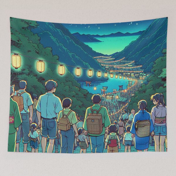 Item preview, The largest festival in Japan. designed and sold by EpicArtPrints.