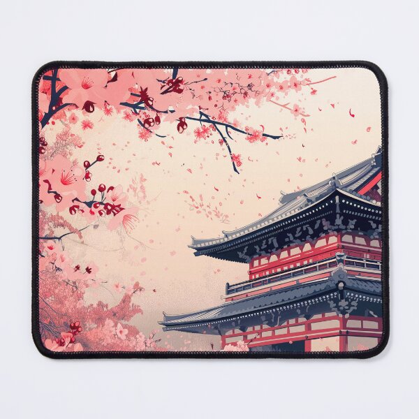 Item preview, Cherry Blossom & Japanese Minka Artwork designed and sold by KatanaCreative.