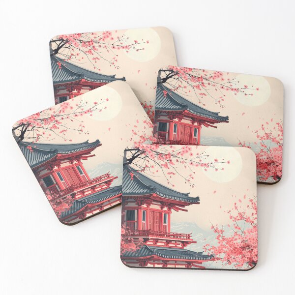 Item preview, Cherry Blossom & Japanese Minka Artwork designed and sold by KatanaCreative.