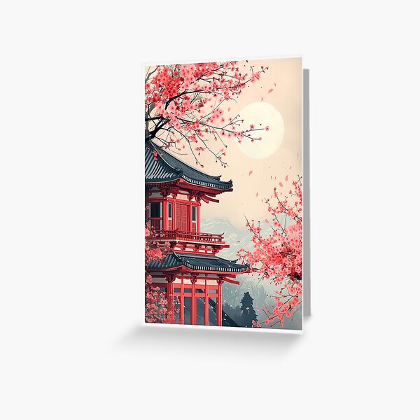 Item preview, Cherry Blossom & Japanese Minka Artwork designed and sold by SimEdd92.
