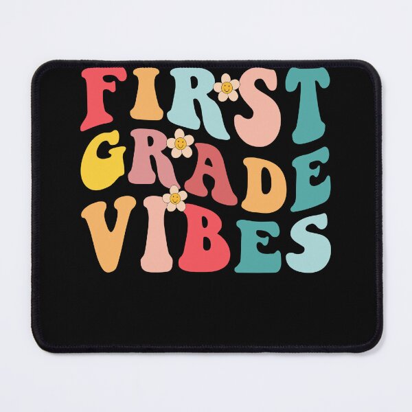 Item preview, First Grade Vibes Groovy Summer Graduation Teacher Students designed and sold by MobyStickers.