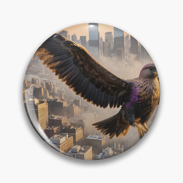 Item preview, Golden Wings Over the City designed and sold by PanoramaPrints.