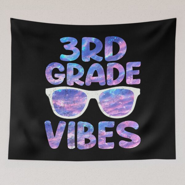 Item preview, 3rd Grade Vibes Kids School Summer Graduation Vacation designed and sold by MobyStickers.