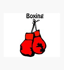 guantes de boxeo dibujo láminas fotográficas redbubble