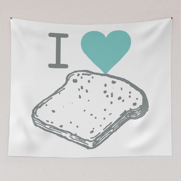 Item preview, I love toast designed and sold by NerdyBerlin.