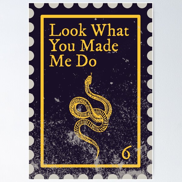 Item preview, Look What You Made Me Do stamp Taylor Swift designed and sold by Jujiab.