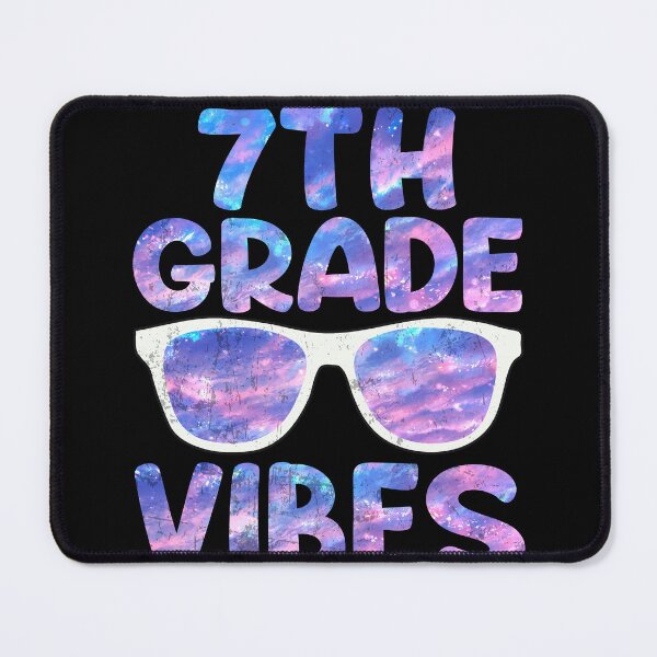 Item preview, 7th Grade Vibes Kids School Summer Graduation Vacation designed and sold by MobyStickers.