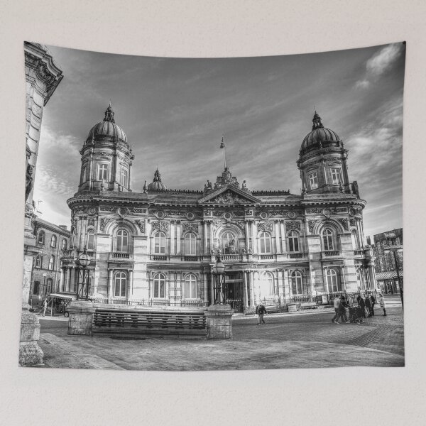 Item preview, Hull Maritime Museum, Queen Victoria Square, Black And White designed and sold by Paul Thompson Photography.