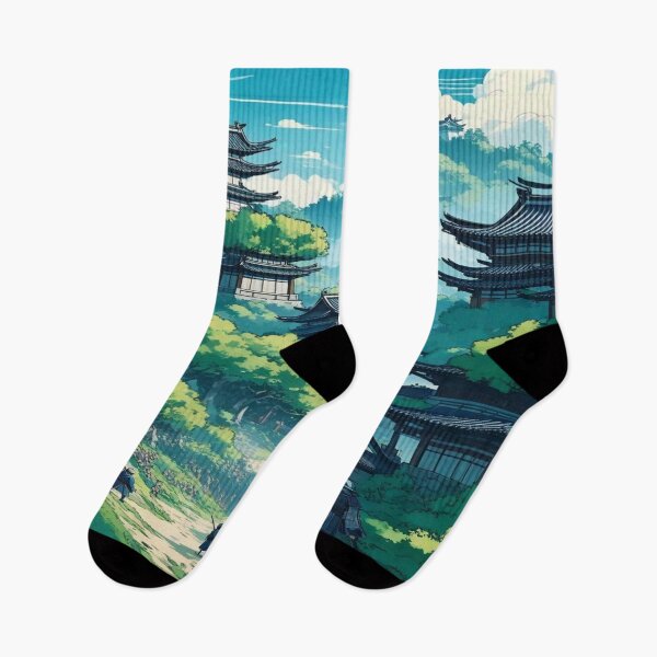 Item preview, Samurai stand in the middle of anime art. designed and sold by relaxbito.
