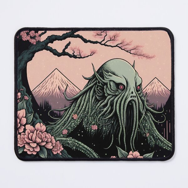 Item preview, Ukiyo-e Cthulhu - Mountains of Madness designed and sold by CarcosaShop.