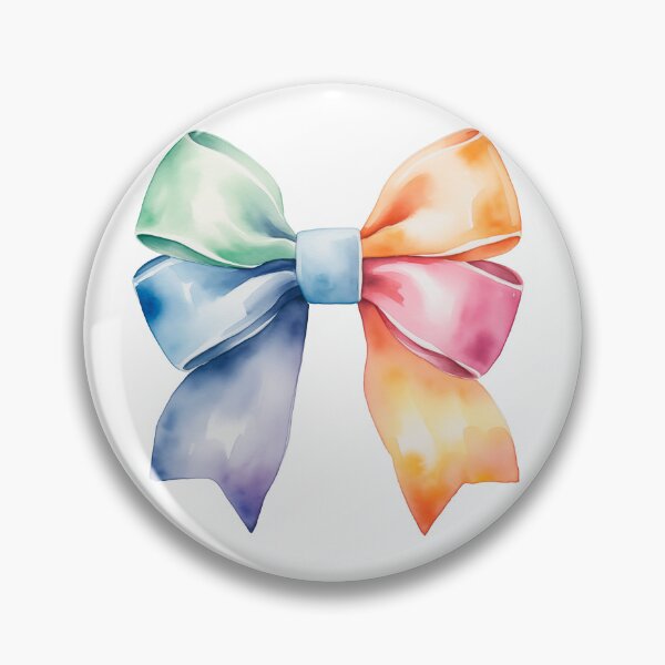 Item preview, Watercolor colorful bow designed and sold by irashpi.
