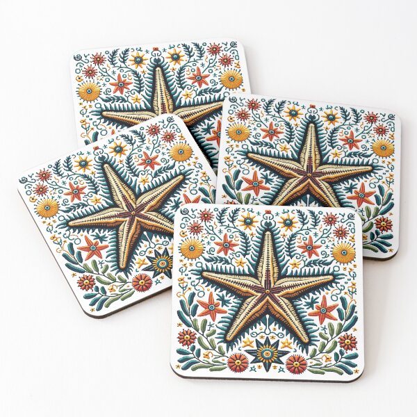 Item preview, Sea Creature Starfish - A Nautical tribute to Kashubian Folklore designed and sold by DesignPoland.