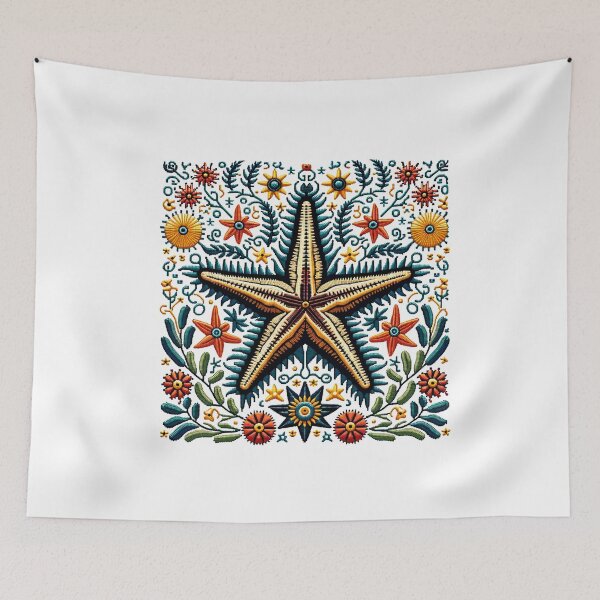 Item preview, Sea Creature Starfish - A Nautical tribute to Kashubian Folklore designed and sold by DesignPoland.