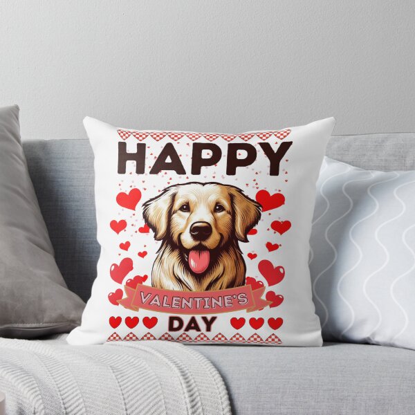 Item preview, Happy valentine's day - with dog 2 designed and sold by natzeroART.