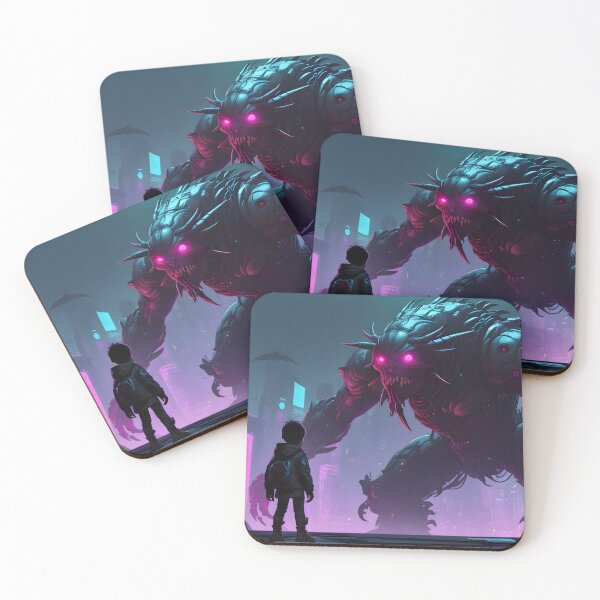 Item preview, Cyberpunk Monster Battle designed and sold by papi1998.