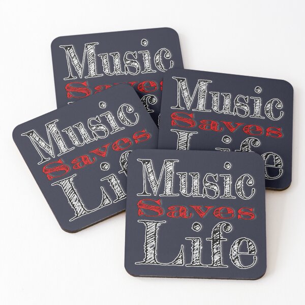 Item preview, Music Saves Life designed and sold by StoneBluePlanet.