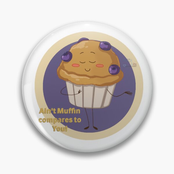 Aperçu de l'œuvre La collection Punny Food : Malbouffe – Muffin ! créée et vendue par Stitch-Bits.
