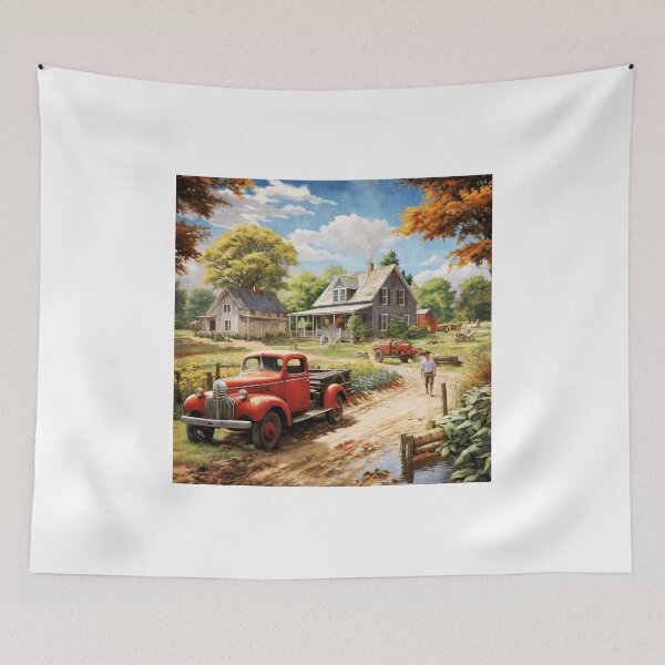 Item preview, A nuanced artistic portrayal encapsulating the quintessence of rural life designed and sold by AIArtMaven.