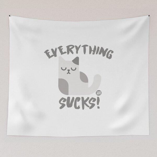 Item preview, EVERYTHING SUCKS CAT designed and sold by TODD GOLDMAN.