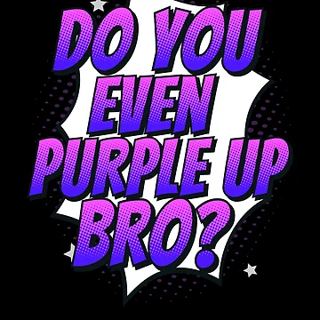 Imagen de la obra Do You Even Purple Up Bro? Military Kids Boys Purple Up Gear de DynamicDesign