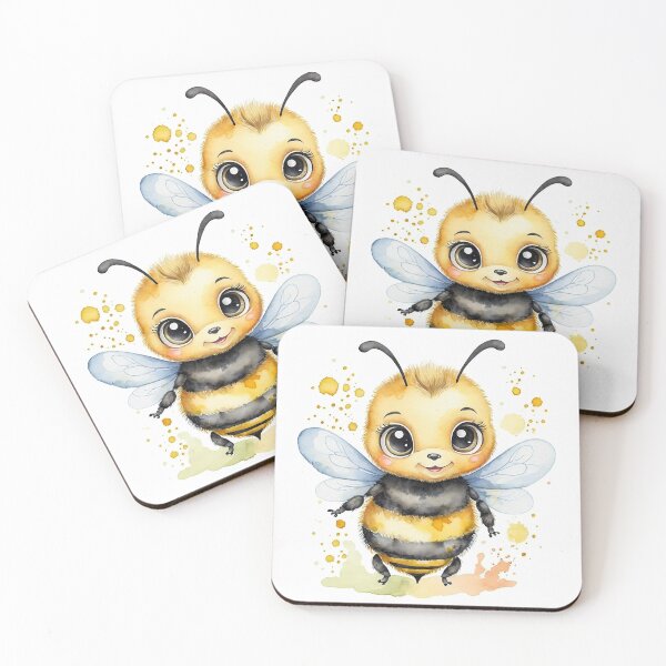 Item preview, Cute watercolor baby bee designed and sold by Te Amo.