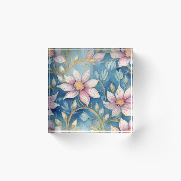 Item preview, Hermosas flores de acuarela detalladas vintage designed and sold by MakeInShop.