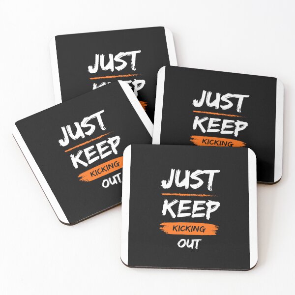 Item preview, Just keep kicking out pro wrestling designed and sold by heatedstitches.