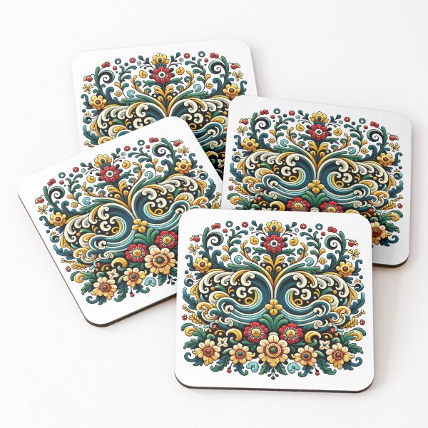 Item preview, Sea Waves - A Nautical tribute to Kashubian Folklore designed and sold by DesignPoland.
