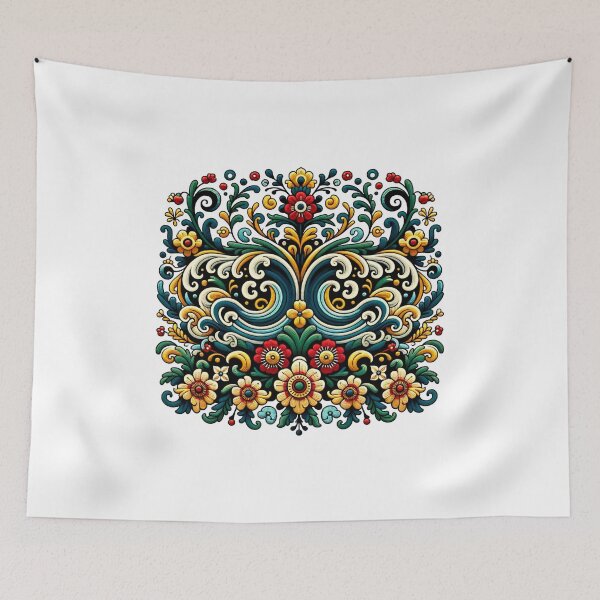 Item preview, Sea Waves - A Nautical tribute to Kashubian Folklore designed and sold by DesignPoland.