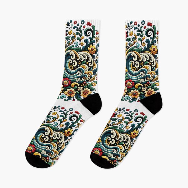 Item preview, Sea Waves - A Nautical tribute to Kashubian Folklore designed and sold by DesignPoland.
