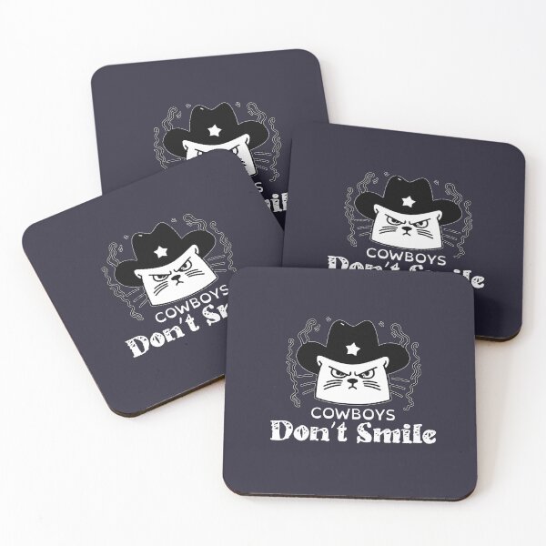 Item preview, Cowboys Don't Smile | Tough Cowboy Sayings | Gift Ideas for Cowboy Dad designed and sold by themichetti.