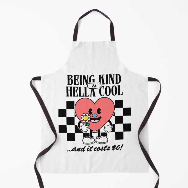 Item preview, Being Kind is Hella Cool | Be Kind | Kindness | Retro Cartoon Character designed and sold by Hannah Lou.