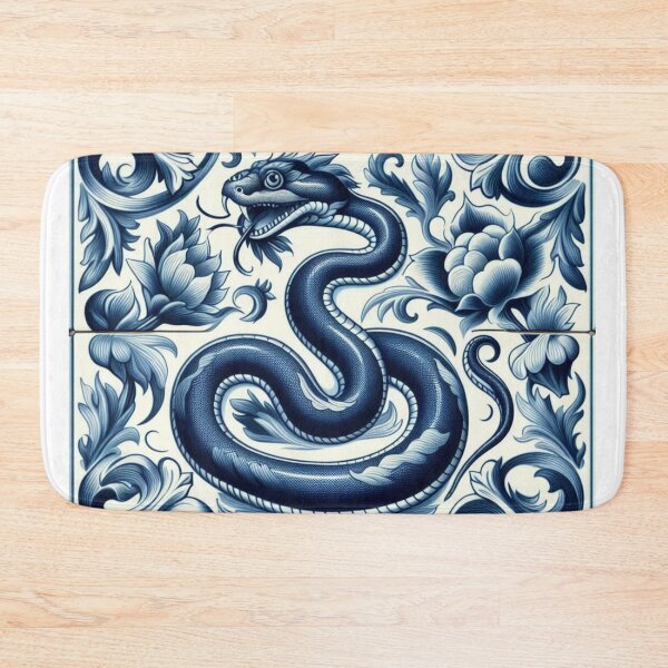 Item preview, Dutch Tile: The No.1 Snake designed and sold by ArtNook777.