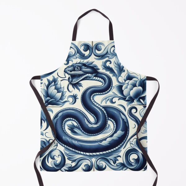 Item preview, Dutch Tile: The No.1 Snake designed and sold by ArtNook777.
