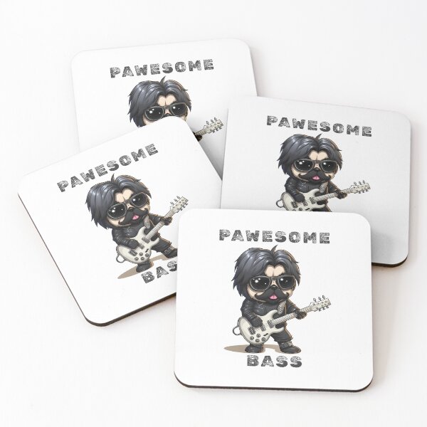 Item preview, Pug Bassist designed and sold by ghastlygraphix.