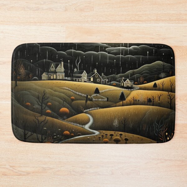 Item preview, Spotlight Moon Folk Art Style designed and sold by Neika Shimm Designs.