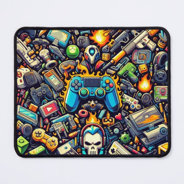 Item preview, Video Gamer Art Pattern designed and sold by CailaStyle.