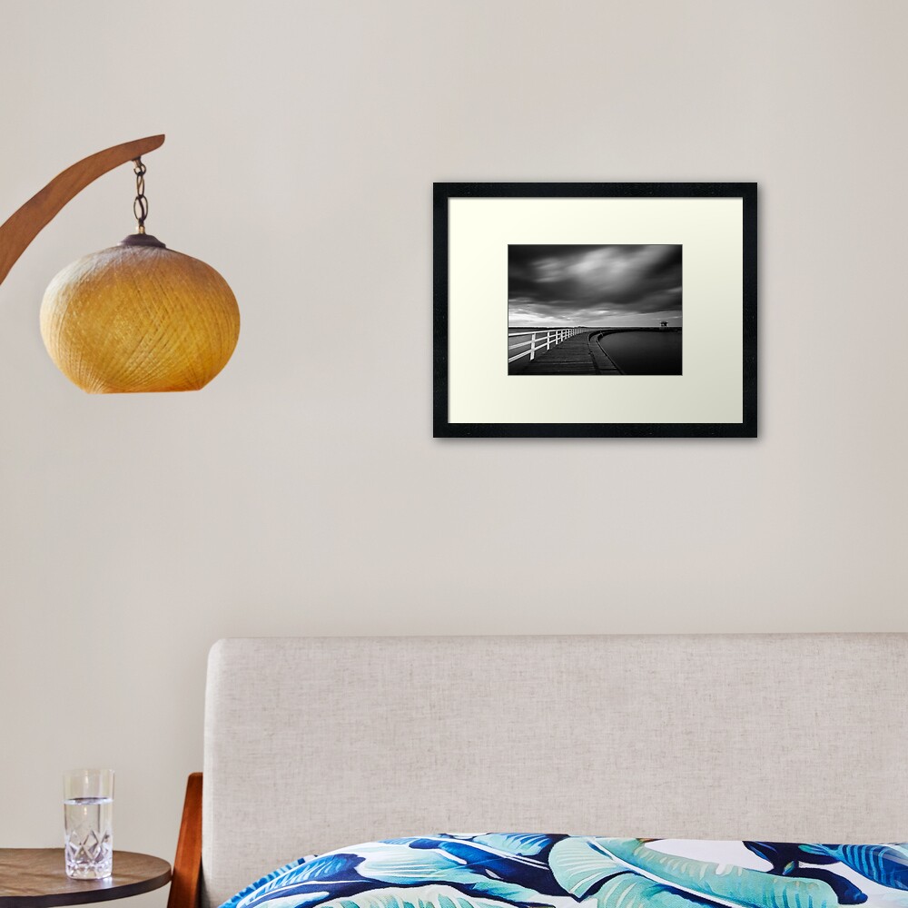 When the colours fades Framed Art Print
