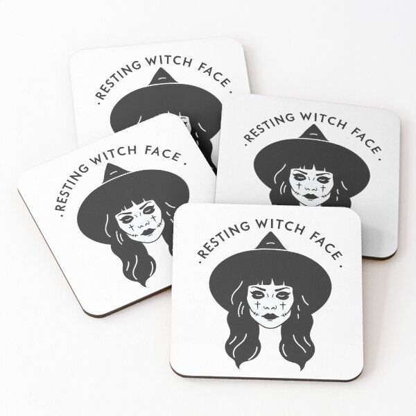 Item preview, Resting Witch Face designed and sold by ghastlygraphix.