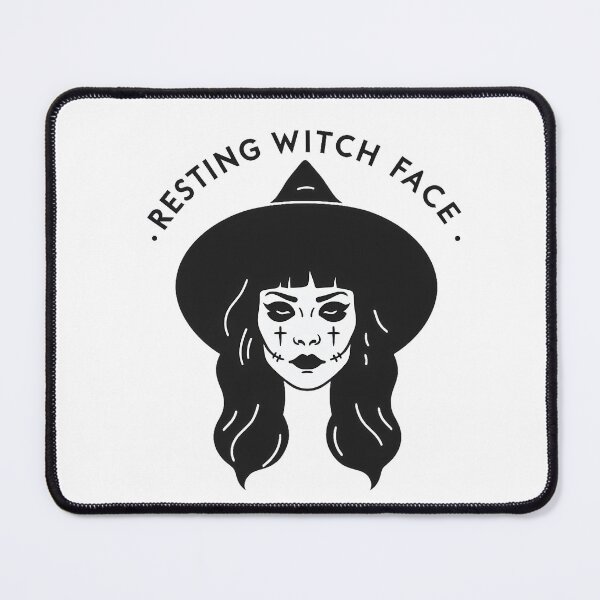 Item preview, Resting Witch Face designed and sold by ghastlygraphix.